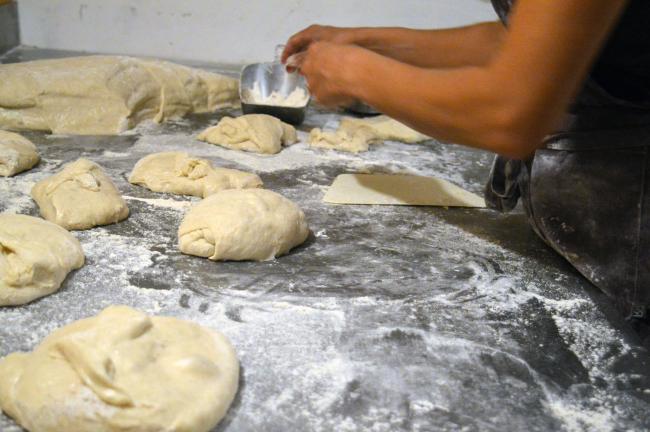 façonnage,mise en forme des pâtons