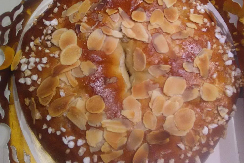 Royaume aux fruits confits et eau de fleur d'oranger